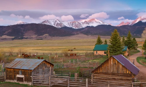 view of the mountains and Music Meadows Ranch