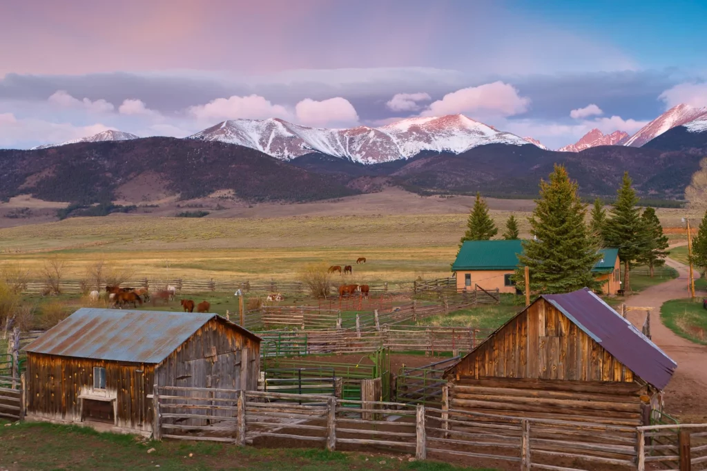view of the mountains and Music Meadows Ranch